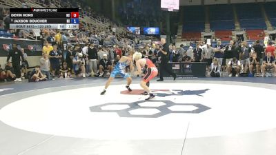 120 lbs Quarters - Devin Hord, North Carolina vs Jaxson Boucher, Michigan
