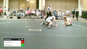 138 lbs Round Of 32 - Chaz Erickson, Hammers WC vs Dylan De Leon, Venom WC