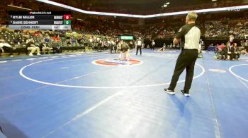 130 Class 1 lbs Cons. Semi - Kylie Miller, Knob Noster vs Sadie Sehnert, Wright City