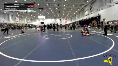 106 lbs Cons. Round 4 - Lawson Chrapa, Club Not Listed vs Paul Alagna, Amherst Youth Wrestling Club