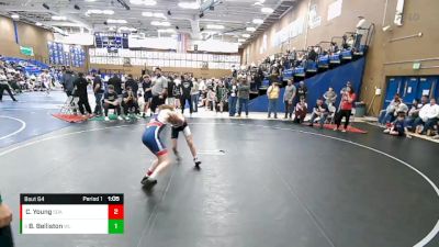 84 lbs 5th Place Match - Ben Belliston, Timpanogos Wrestling vs Colton Young, Uintah Jr High Wrestling