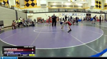 53 lbs Champ. Round 1 - Gannon Byrns, Maurer Coughlin Wrestling Club vs Leo Riesen, The Fort Hammers Wrestling