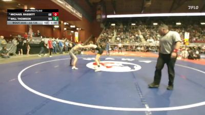 2A-138 lbs Champ. Round 1 - Will Thomson, Wright vs Michael Bassett, Greybull/Riverside