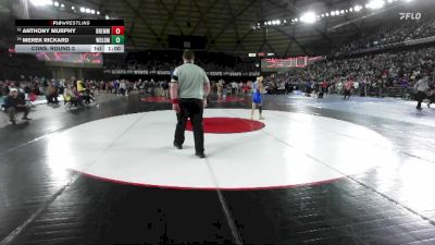 Boys 2A 120 lbs Cons. Round 3 - Anthony Murphy, Bremerton vs Merek Rickard, Woodland