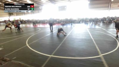58 lbs Quarterfinal - Tristen Mullineaux, Sunnyside Wr Ac vs Alaina Saavedra, Top Rank Hammers