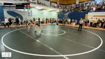 115 lbs. Cons. Round 2 - Xophia McGhee, West Creek vs Tatiana Casson, Omaha Westside