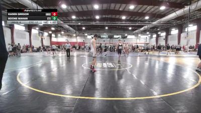 129 lbs Round 1 (12 Team) - Kaden Gregor, Upper Merion vs Boone Mahan, Curby Training Center