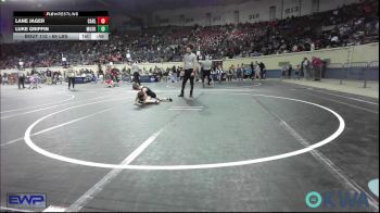 66 lbs 7th Place - Lane Jager, Carl Albert vs Luke Griffin, Muskogee Rougher Youth Wrestling