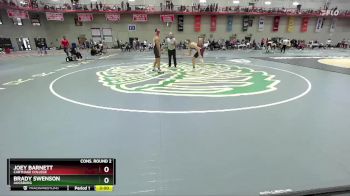 157 lbs Cons. Round 2 - Joey Barnett, Carthage College vs Brady Swenson, Augsburg