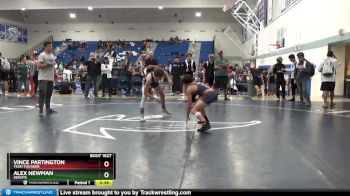126 lbs Cons. Round 7 - Alex Newman, Servite vs Vince Partington, Team Thunder