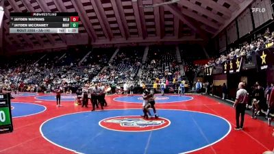 3A-190 lbs Quarterfinal - Jayden McCraney, Mary Persons vs Jayden Watkins, West Laurens