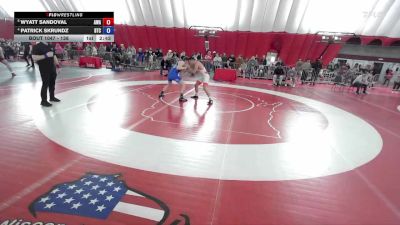 138 lbs Quarterfinal - Wyatt Sandoval, Askren Wrestling Academy vs Patrick Skrundz, B.A.M. Training Center