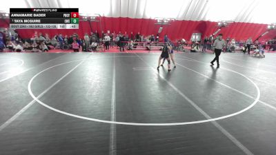 16U Girls - 132-138 Cons. Semis - Taya McGuire, Lancaster Wrestling Club vs Annamarie Bader, Pardeeville Boys Club Youth Wrestling