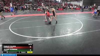 145 lbs Cons. Round 4 - Oliver Sudbrink, Cadott vs Oakley Pluess, Wisconsin Rapids
