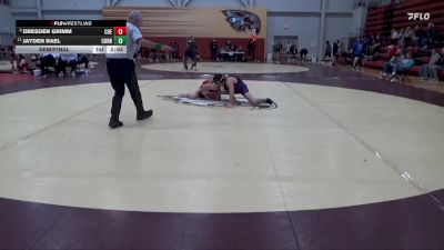 141 lbs Semifinal - Jayden Rael, Cornell College vs Dresden Grimm, Coe