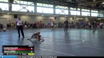 50 lbs Round 2 (4 Team) - Alaina Williams, Black Mambas Red vs Grace Harris, Indiana INFERNO GOLD