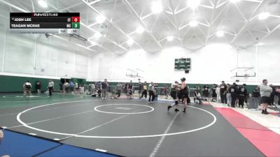 157 lbs Cons. Round 3 - Josh Lee, South Torrance vs Teagan McRae, Mira Costa