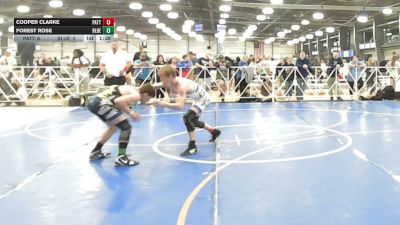 113 lbs Rr Rnd 2 - Cooper Clarke, Patton Trained Blue - HSB vs Forest Rose, Blue And White Wrestling Club - HSB
