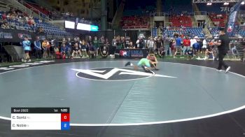 100 lbs Semis - Cameron Sontz, New Jersey vs Caleb Noble, Illinois