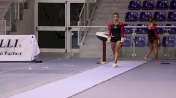 Jade Barbosa (BRA) Double Twisting Yurchenko, Training Day 2 - 2018 City of Jesolo Trophy
