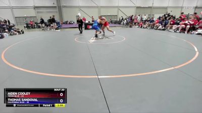 190 lbs Semis & 3rd Wb (16 Team) - Aiden Cooley, Texas Blue vs Thomas Sandoval, California Blue