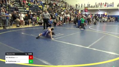 56 lbs Round Of 16 - Weston Nicklos, Highland vs Grady Dykhouse, Lowell