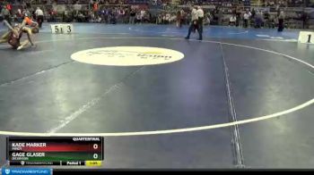 113 lbs Quarterfinal - Gage Glaser, Dickinson vs Kade Marker, Minot