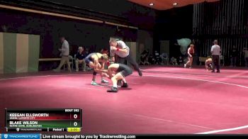 145 lbs Round 3 - Keegan Ellsworth, Union, LaPorte City vs Blake Wilson, Notre Dame, Burlington