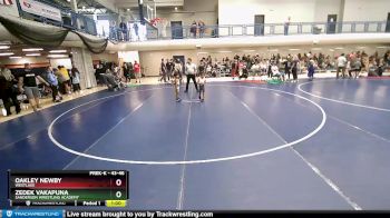 43-46 lbs Round 2 - Zedek Vakapuna, Sanderson Wrestling Academy vs Oakley Newby, Westlake