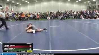 85 lbs Round 1 (6 Team) - Caiden Kassel, Iowa Gold vs Dane Arnoldi, Wyoming Brown