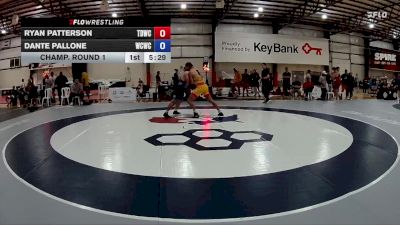 97 kg Champ. Round 1 - Ryan Patterson, Tiger Den Wrestling Club vs Dante Pallone, Western Colorado Wrestling Club