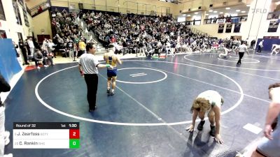 160 lbs Round Of 32 - Jacob Zearfoss, Gloucester City vs Cason Rankin, Riverbend