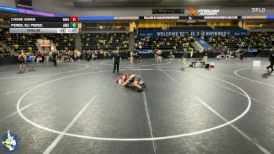 132 lbs Prelim - Chase Jones, Hampton-Dumont-CAL vs Perez, Eli Perez., Ankeny