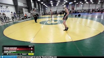 120 lbs Rd# 6- 9:00am Saturday Final Pool - Murk Romano, Minion Green vs Myles Sanchez, Agression Legionaries