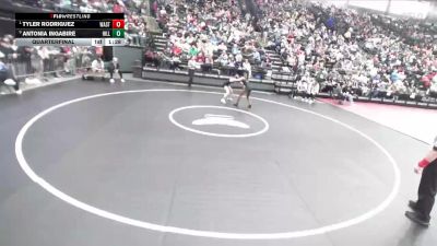 5A 105 lbs Quarterfinal - Tyler Rodriguez, Wasatch vs Antonia Ingabire, Hillcrest