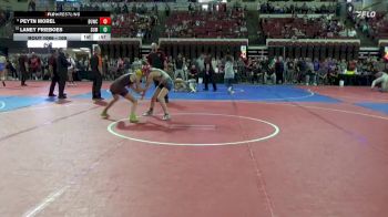 109 lbs Cons. Round 4 - Laney Frieboes, Miles City Wrestling Club vs Peytn Morel, Choteau Wrestling