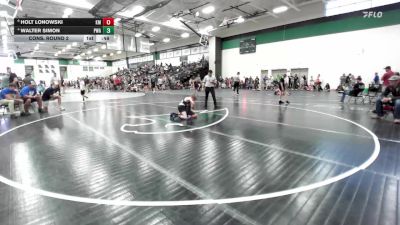 65 lbs Cons. Round 2 - Holt Lonowski, Kearney Matcats vs Walter Simon, Purler Wrestling Academy