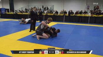 Alehander Da Silva Mariano vs Jett Brody Thompson 2026 Pan IBJJF Jiu-Jitsu No-Gi Championship