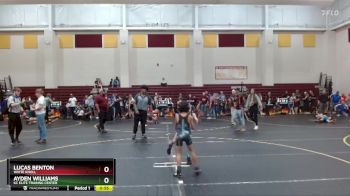 55 lbs Semifinal - Ayden Williams, KC Elite Trainng Center vs Lucas Benton, White Knoll