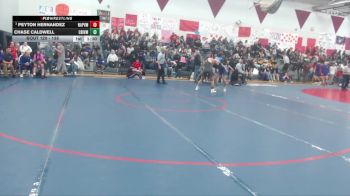 138 lbs Quarterfinal - Peyton Hernandez, Napavine vs Chase Caldwell, Columbia River