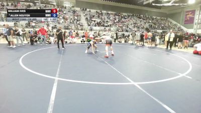 74 lbs Cons. Semis - William Ives, Mt Adams Wrestling Club vs Allen Nguyen, Wrestling Rhinos Wrestling Club