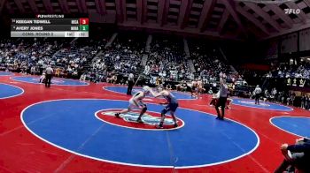 3A-144 lbs Cons. Round 2 - Keegan Tidwell, Heritage-Catoosa vs Avery Jones, North Hall