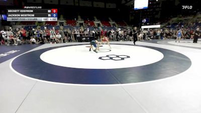 113 lbs Cons. Sub-rd Of 32 - Beckett Edstrom, MN vs Jackson Mostrom, WA