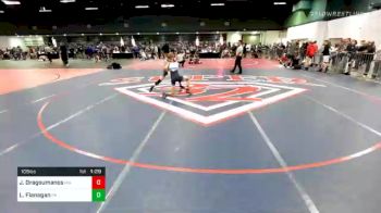 106 lbs Consolation - Jack Dragoumanos, MA vs Liam Flanagan, PA