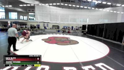 197 lbs Cons. Round 5 - Haven Tatarek, Castleton vs Nick Blitz, Springfield