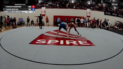 57 kg Cons. Semis - Nathan Desmond, Pennsylvania vs Davis Motyka, Pennsylvania RTC