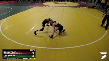 115 lbs Quarterfinals (8 Team) - Jayden Hoecke, ACGC vs Brody Yliniemi, UNC (United North Central)