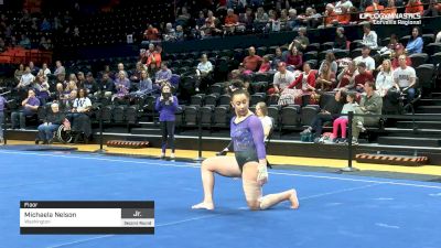 Michaela Nelson - Floor, Washington - 2019 NCAA Gymnastics Regional Championships - Oregon State