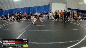 126 lbs Round 6 (8 Team) - Brody McKinney, Jackson HS vs Maddux Nauman, Warrior RTC