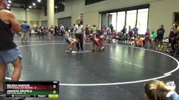 100 lbs Round 3 (4 Team) - Selena Hagood, Untouchable Lady Reapers vs Addison Neufeld, Not Plain Jane`s